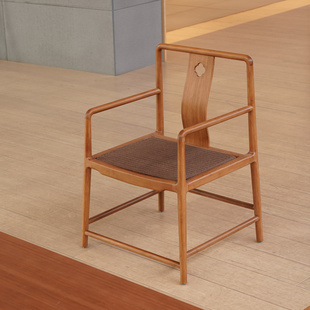 祥福南北官办公圈椅太师椅茶椅主人椅中式围椅官帽椅禅椅家用椅子