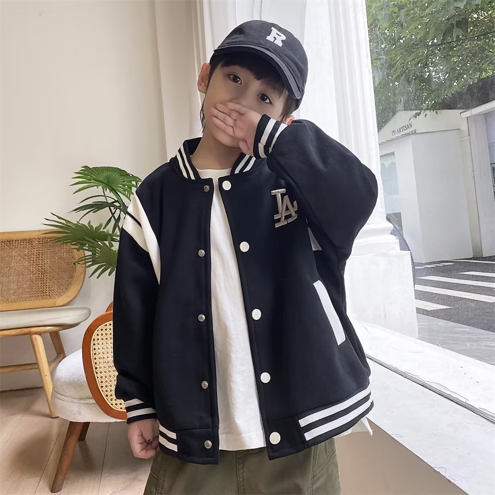 男童外套儿童棒球服春秋款2023新款帅气中大童洋气春装夹克上衣潮