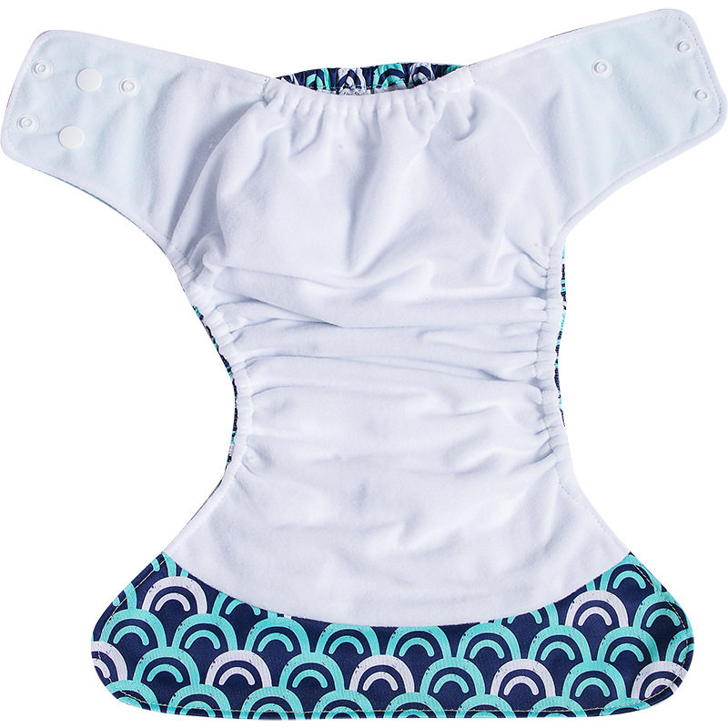 婴儿可洗尿布裤拼耳朵防水防漏布尿裤可重复使用训练裤