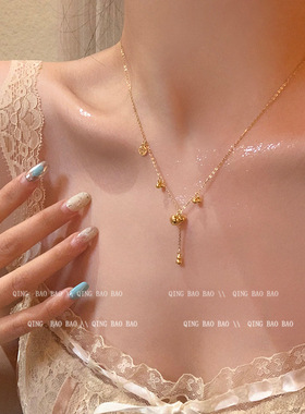 2026新款小葫芦吊坠钛钢项链女时尚气质百搭感爆款锁骨链项饰