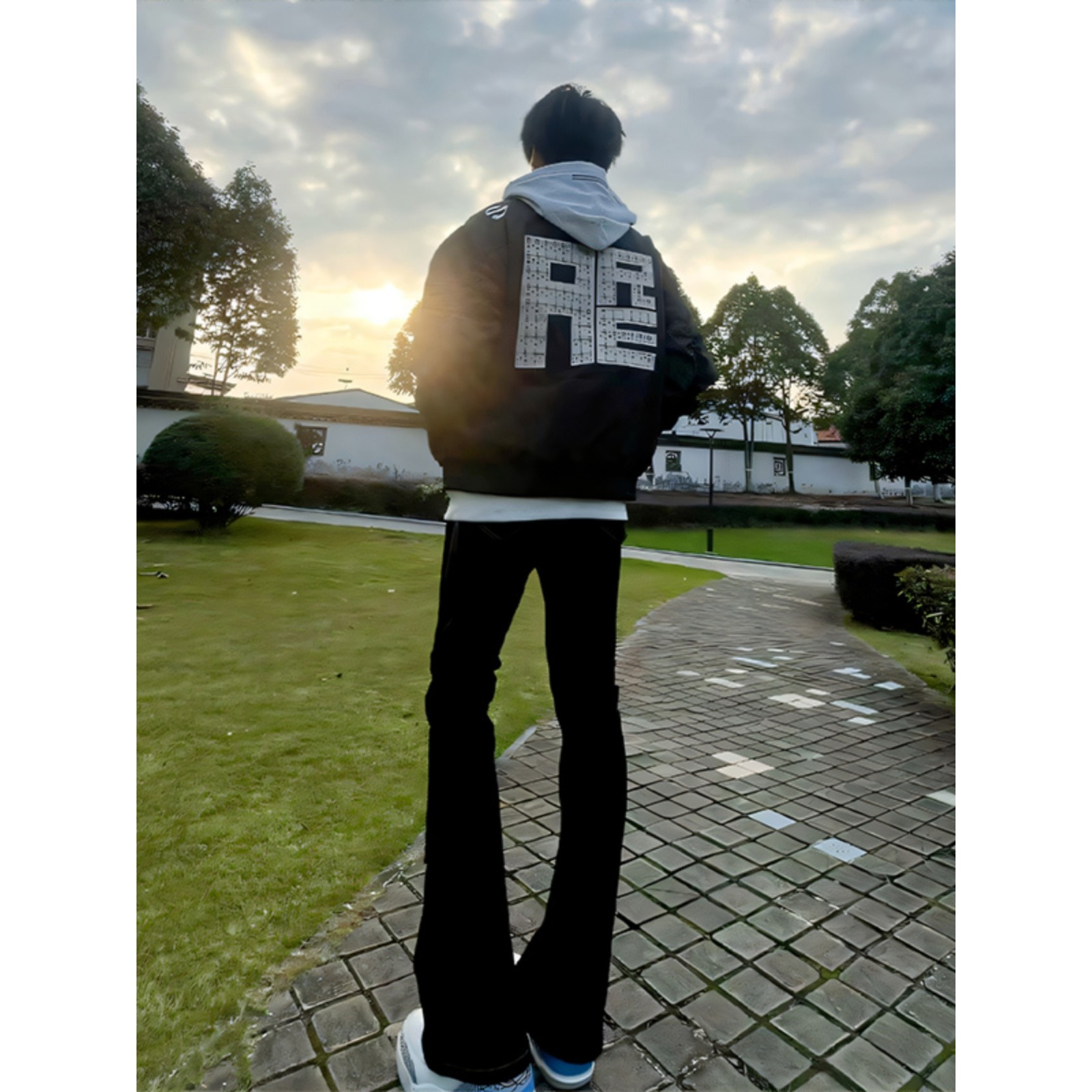 cleanfit微喇牛仔裤男款美式高街