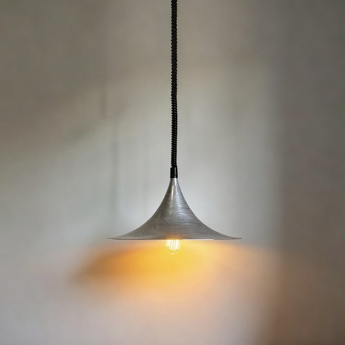 中古做旧极简餐厅喇叭吊灯设计师法式现代简约吧台岛台书房吊线灯