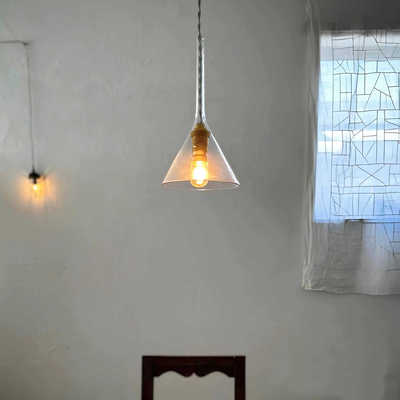 法国19中古典世纪美学工业美式复古玻璃vintage黄铜吧台玄关吊灯