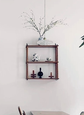 中古做旧实木欧式螺旋收纳架陈列展示架茶室书房置物架边几小茶几