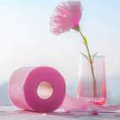 檀香多巴胺彩色天然浆网红ins卷筒卫生家用民宿厕纸超软溶水纸巾