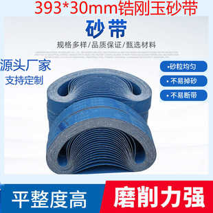 30砂带直径125mm离心轮橡胶轮砂带条不锈钢铸件焊缝抛光打磨 393