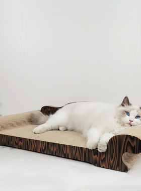 贵妃榻猫抓板 线锯bc楞 800x400x190mm 多色可选 顺丰发货