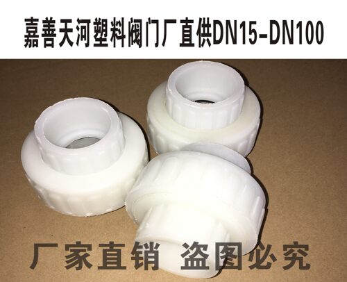 厂家直销  PP活接 FRPP 双由令活接头 耐腐蚀化工专用  DN32