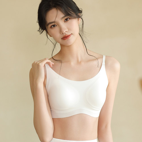 无痕一体背心式无钢圈文胸