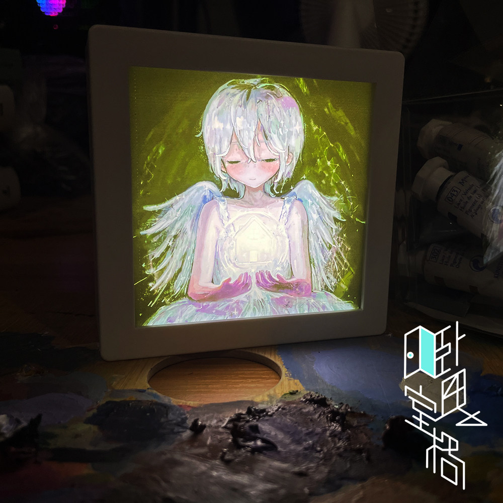 天使立方小夜灯【卧室四格周边】