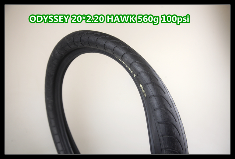 库存清仓BMX小轮车 ODYSSEY 20寸高压外胎 2.20 HAWK 100psi 600g