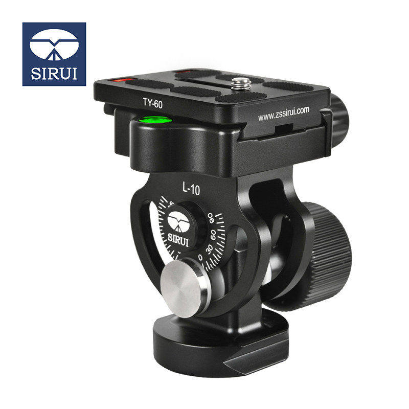 sirui思锐L10 单轴俯仰云台单反相机微距 三脚架独脚架两维云台铝合金材质安全承重18KG思锐官方直营六年质保
