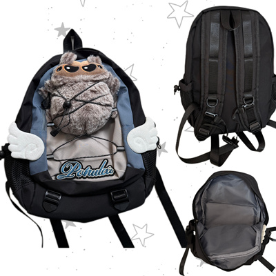 日光欲原创蜘蛛双肩包Y2K千禧小众设计登山包书包甜酷小背包