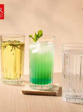 意大利RCR进口永恒水晶啤酒杯直身水杯牛奶饮料杯杯架套装家用杯