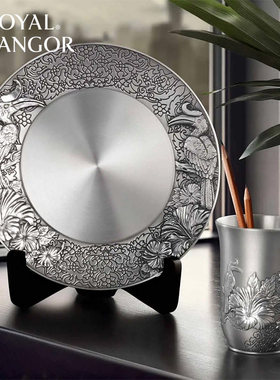 皇家雪兰莪ROYAL SELANGOR奖盘定制奖牌纪念品锡制品手工盘子摆件