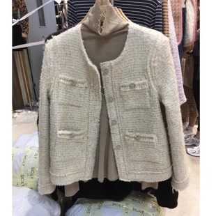 sicily新款韩版女装宽松毛呢外套女百搭冬天夹棉加厚呢子气质上衣