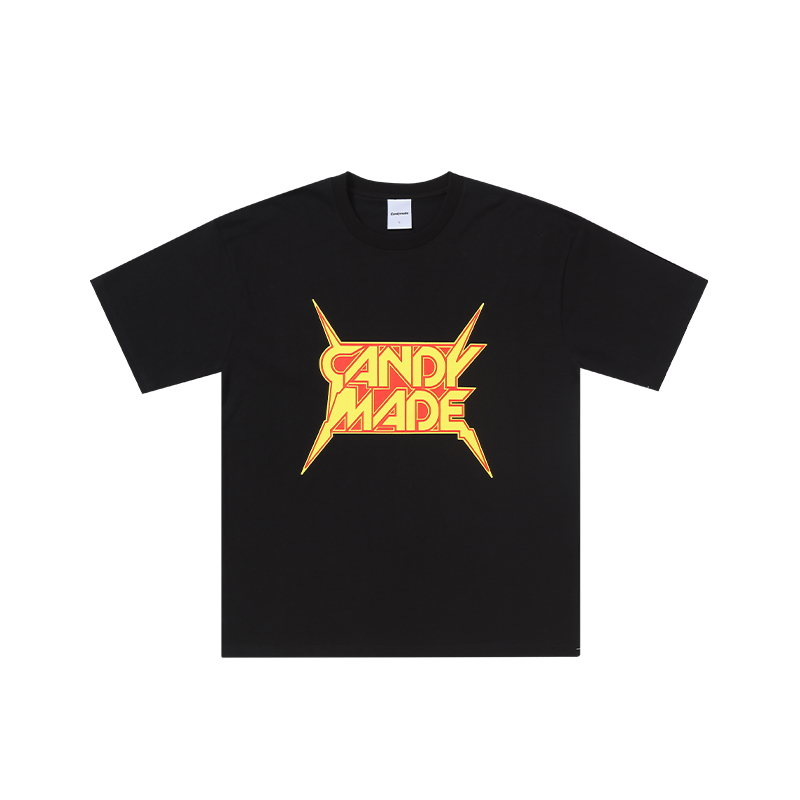 Candymade美式复古字母印花T恤