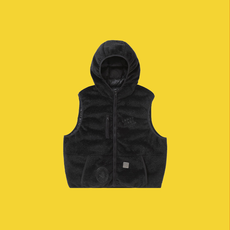 Candymade羽绒马甲激光烧花