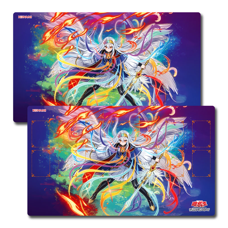 TCG对战垫神艺的知惠少女智慧少女游戏王卡牌决斗盘DIY场地卡垫