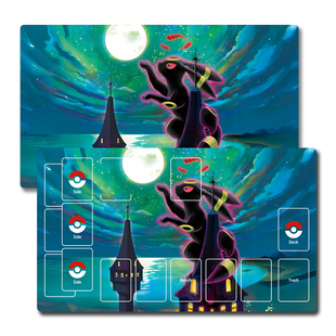 PTCG对战垫月亮伊布宝可梦卡垫决斗盘DIY场地垫集换式卡牌桌游垫