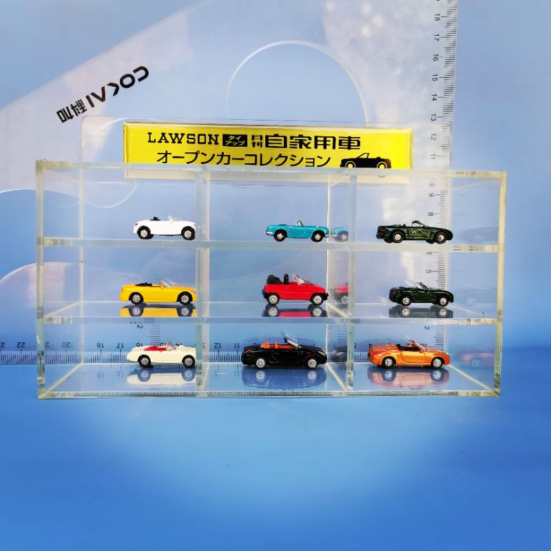 LAWSON罗森 私人敞篷车收藏亚克力展示台停产绝版1：64合金车模