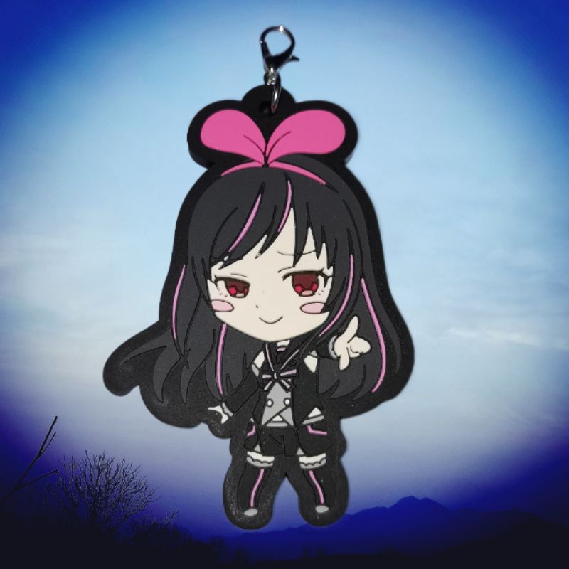 正版 Kizuna AI 绊爱 笑脸 PVC 橡胶书包手机锁匙挂件 周边 现货