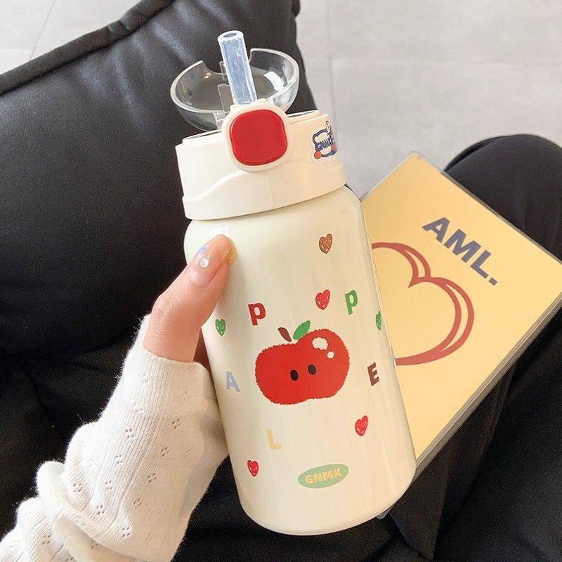 儿童保温杯女生新款高颜值吸管杯