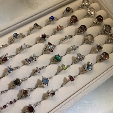 地脉拾光 | 双十一福利合集天然水晶戒指特惠特价幽灵水晶饰品女