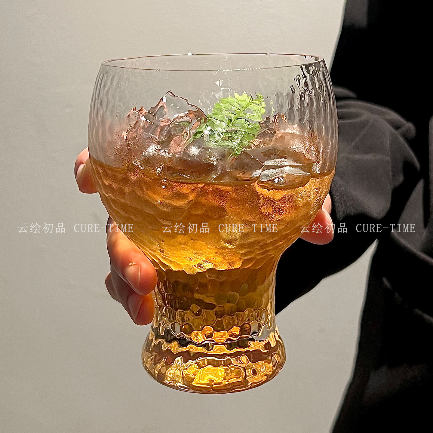 啤酒杯创意玻璃杯精设计感饮品杯果汁杯水果茶杯酿扎啤大肚杯