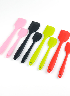 四叶草烘焙 黑色硅胶刮刀 耐高热硅胶刮刀 奶油刮刀 大号小号