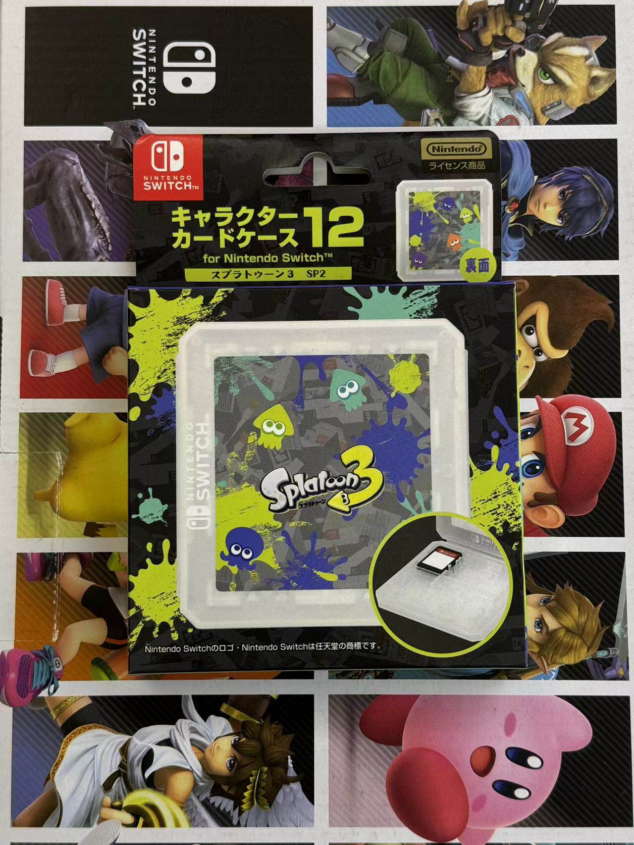 【任天堂switch周边】switch 喷射战士3 卡带收纳盒 12卡位 包邮