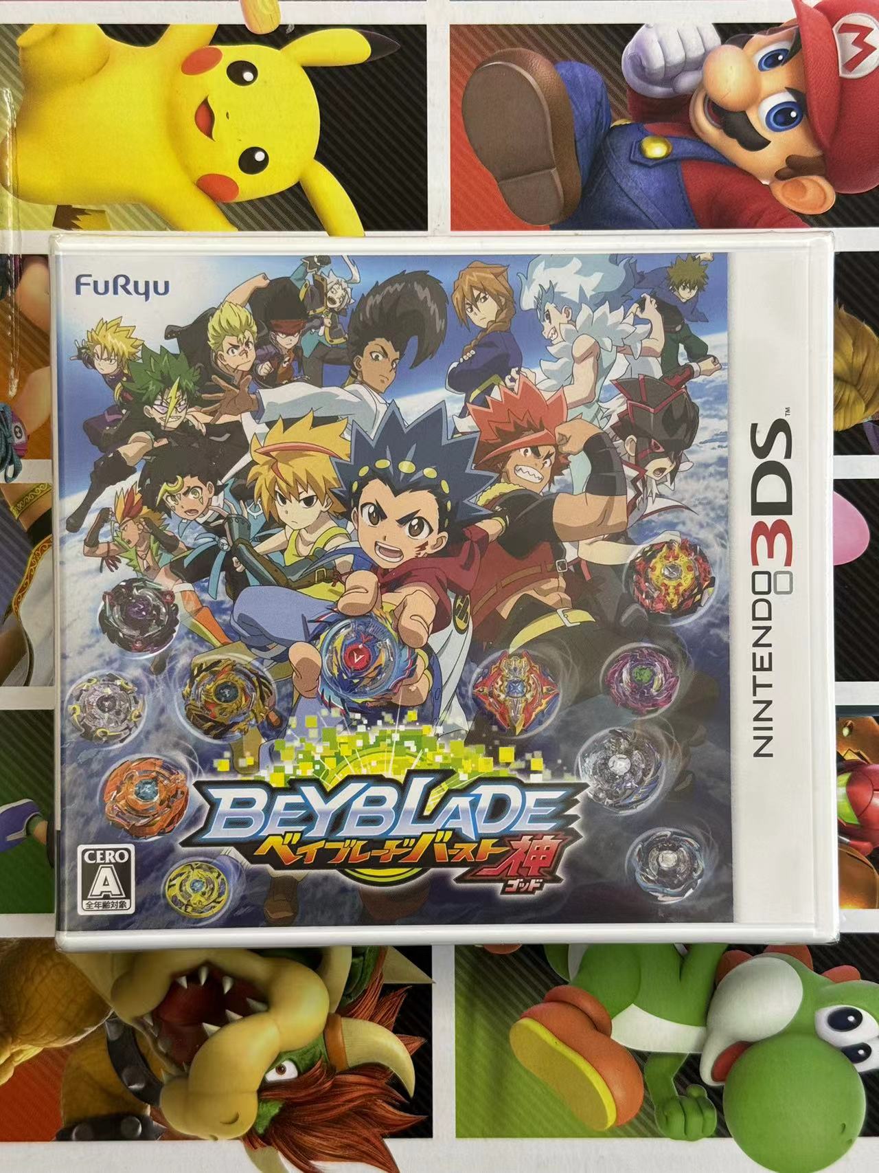 【日版3DS正版游戏】3DS 日文 爆裂陀螺 神 原装正版 包邮