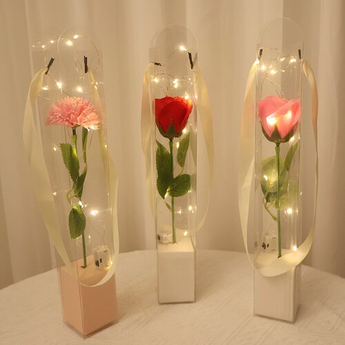 七夕礼盒单玫香皂花32