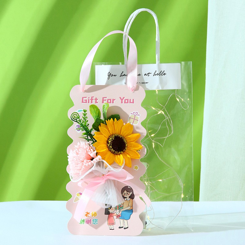 教师节礼物:DIY香皂花束&创