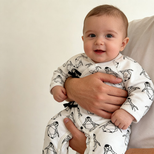 新生婴幼儿初秋连体衣小月龄