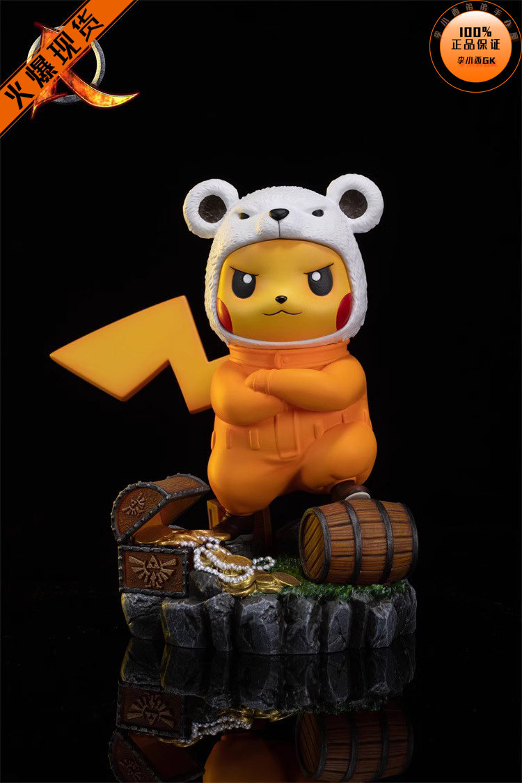 【李小西弟弟】king 海盗贝波皮卡丘 限量手办gk