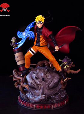 【李小西弟弟】现货 燃风 仙人鸣人 限量手办GK