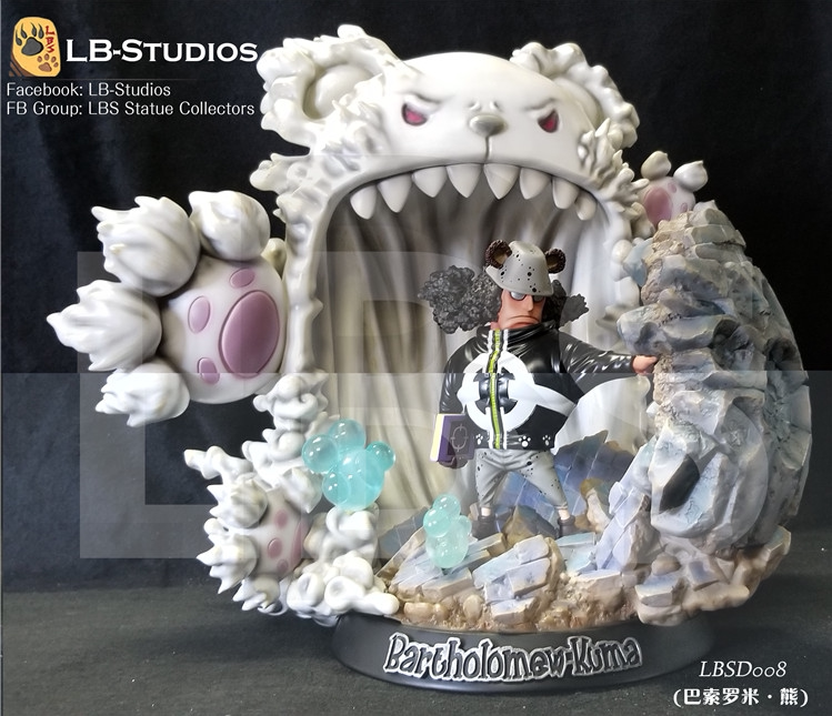 【李小西弟弟】lbs 高低配 暴君熊 七武海 巴索罗米熊 限量手办gk