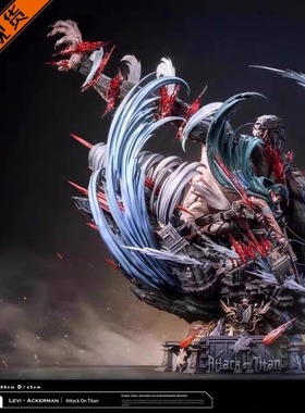 【李小西弟弟】Hertz 阿克曼 利威尔 兵长vs吉克 兽之巨人 手办