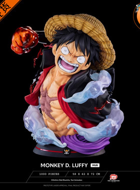 【李小西弟弟】现货 T社 Tsume MUB 海贼王 蒙奇 D 路飞 1/1 胸像