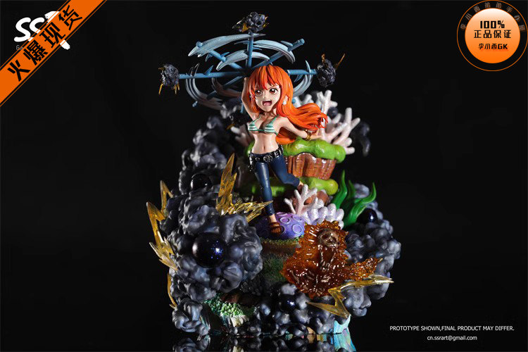 【李小西弟弟】现货 SSR 草帽团系列第三弹 娜美诱拐小宙斯 手办