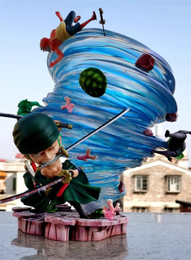 【李小西弟弟】品匠萌奇 MQ031-SD 大龙卷索隆 限量手办GK