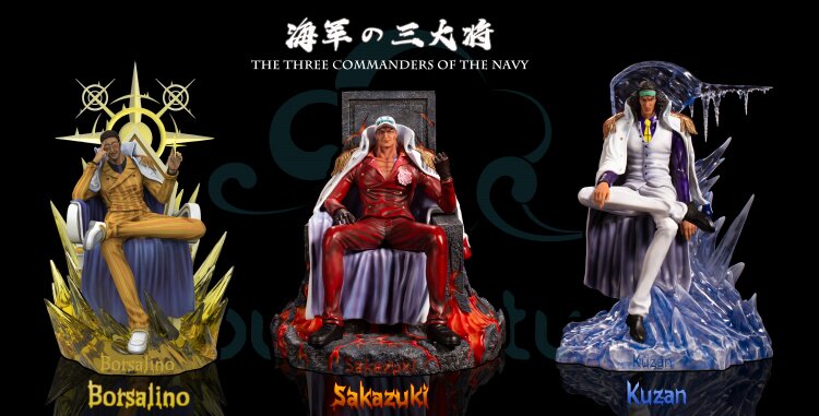 【李小西弟弟】现货 Clouds CS 三大将 赤犬 青雉 黄猿 手办GK