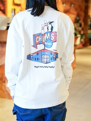 更新保龄球 日单贵牌 chums 洽洽鸟女款男款纯棉长袖T恤日本原单