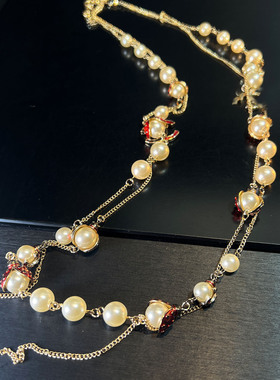 女「高定走秀款」甲壳虫双项链