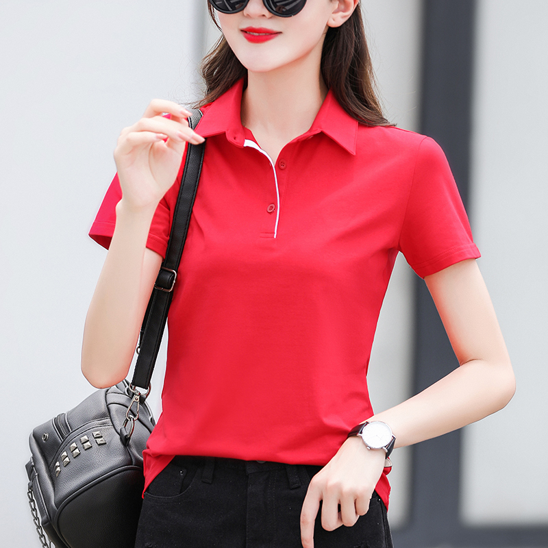 新款短袖工作服品牌polo衫定制