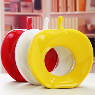 现代家居摆饰 摆件 简约家居温馨摆件 抽象苹果包邮 平平安安