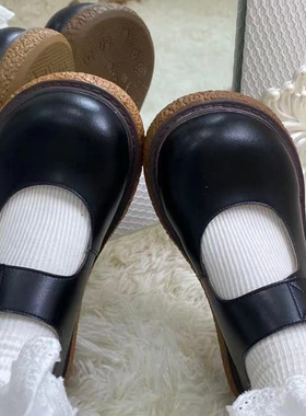 闭店清仓21DO大头鞋【灰姑娘】草莓底原创设计单鞋魔术贴女鞋1751