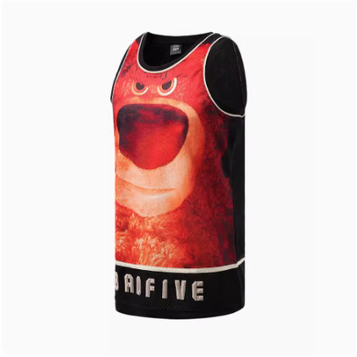 李宁夏季男子透气篮球运动背心