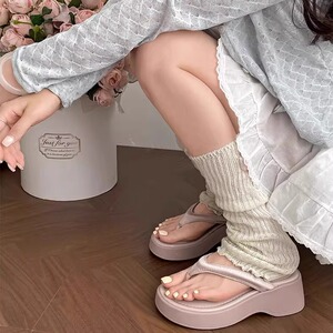 增高厚底人字拖鞋女款春夏外穿